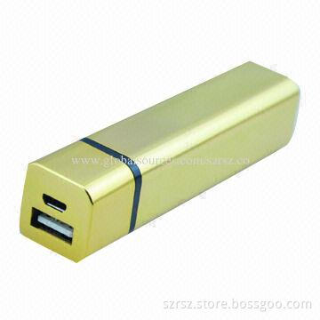 Power Bank, Supports for Mobile Phones, iPad, MPS, Cameras and All 3C Products, 5V, 1A Input